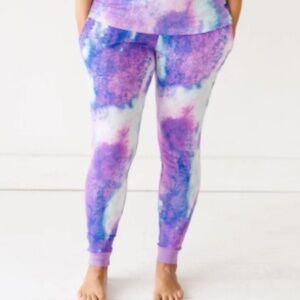 Little Sleepies Purple Water Color Pajama Pants
